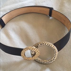 Chico’s Black Leather Belt